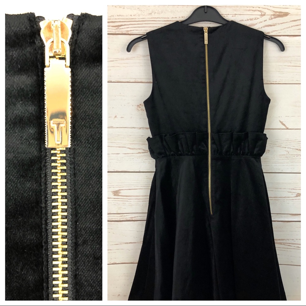 NWT Ted Baker Velvet Celeena Queen Bee Dress - Picture 4 of 8